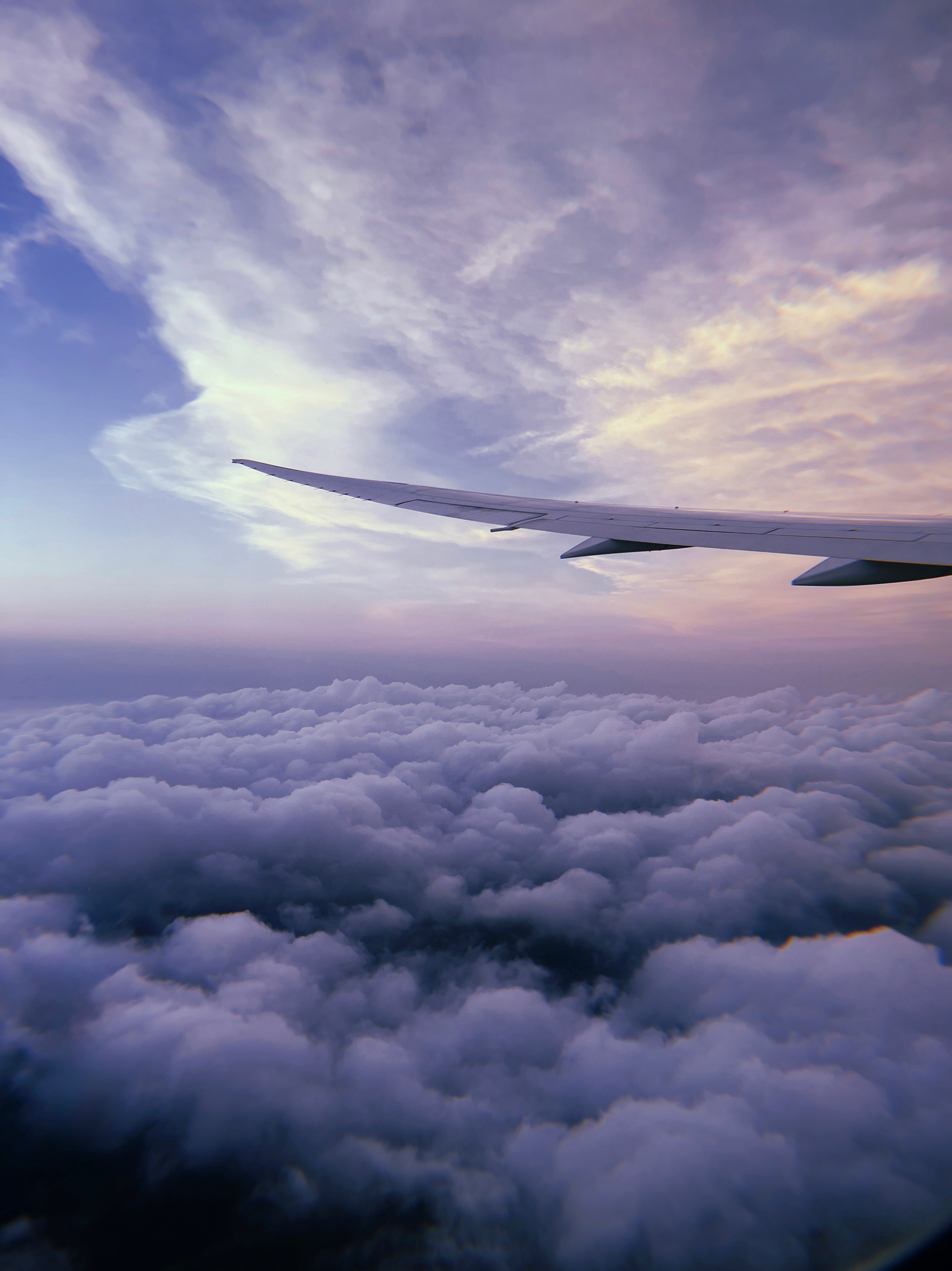 View from plane on the way to London